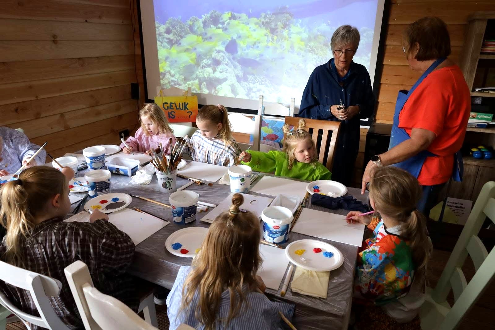 Knutselen en schilderen met kinderen